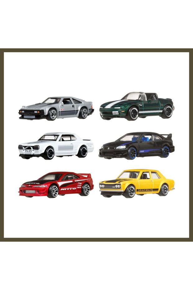 JBY77 Japanese-Themed Multi-Car Set—Price per unit BX