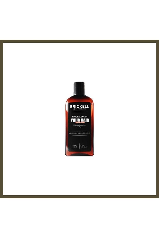 Brickell Hair and Beard Gray-Covering and Coloring Shampoo, 237 mL, 3-Pack, Hair, Bear BX