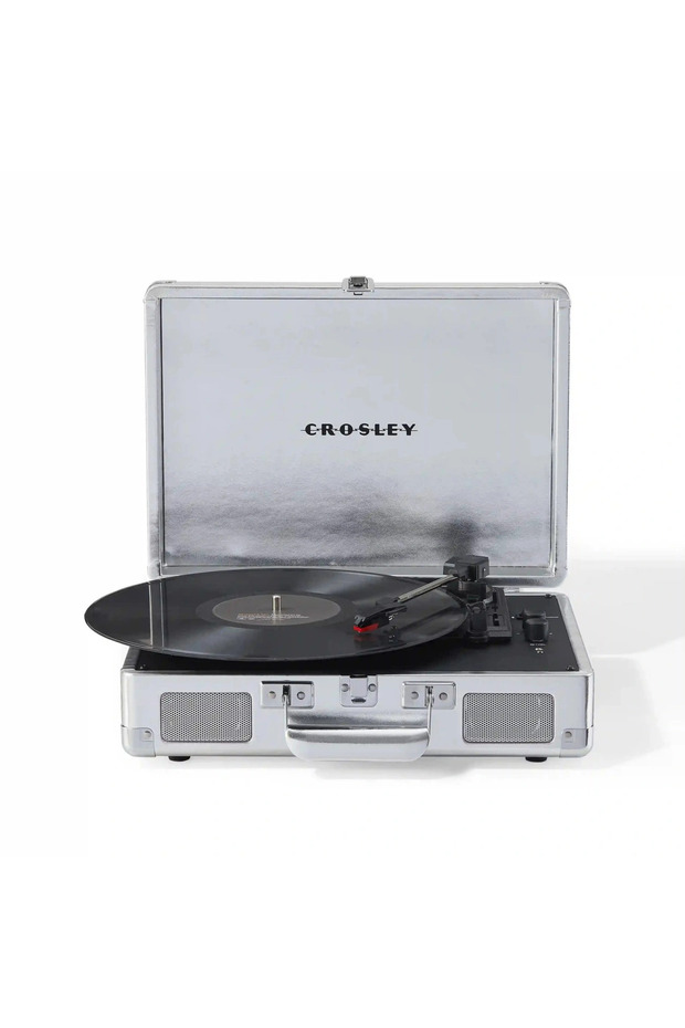 Cruiser Plus Portable Bluetooth Record Player - Silver