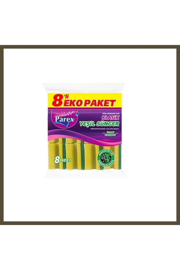 Corrugated Sponge, Pack of 8, BX