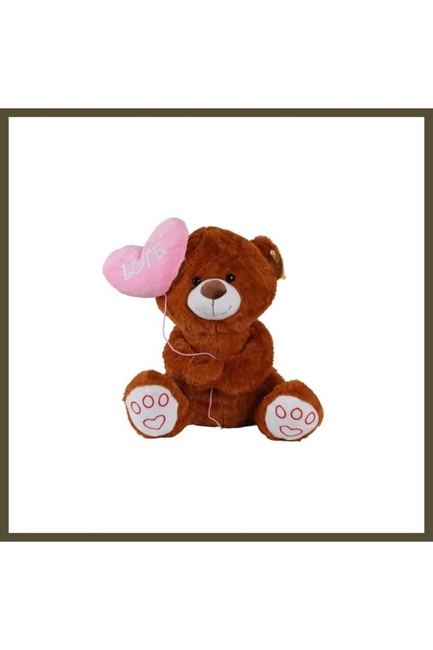 4740 SK Plush Bear with Heart-Shaped Balloon, 40 cm, 2R BX