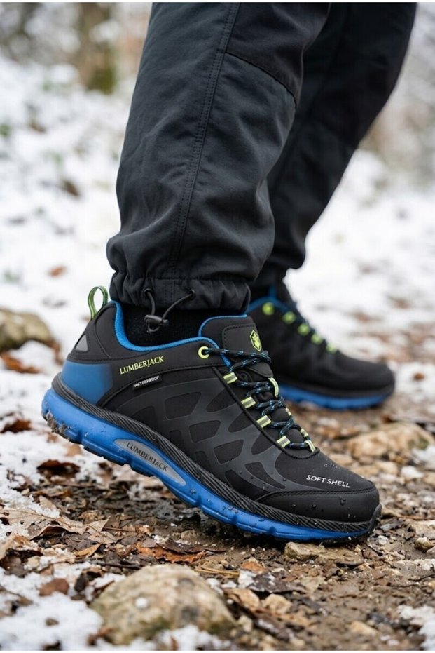 Winter Waterproof Comfortable Outdoor Shoes, Black