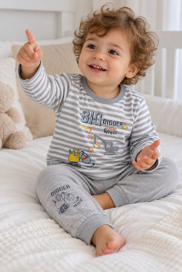 Boys' Pajama Set, Cotton, 11072