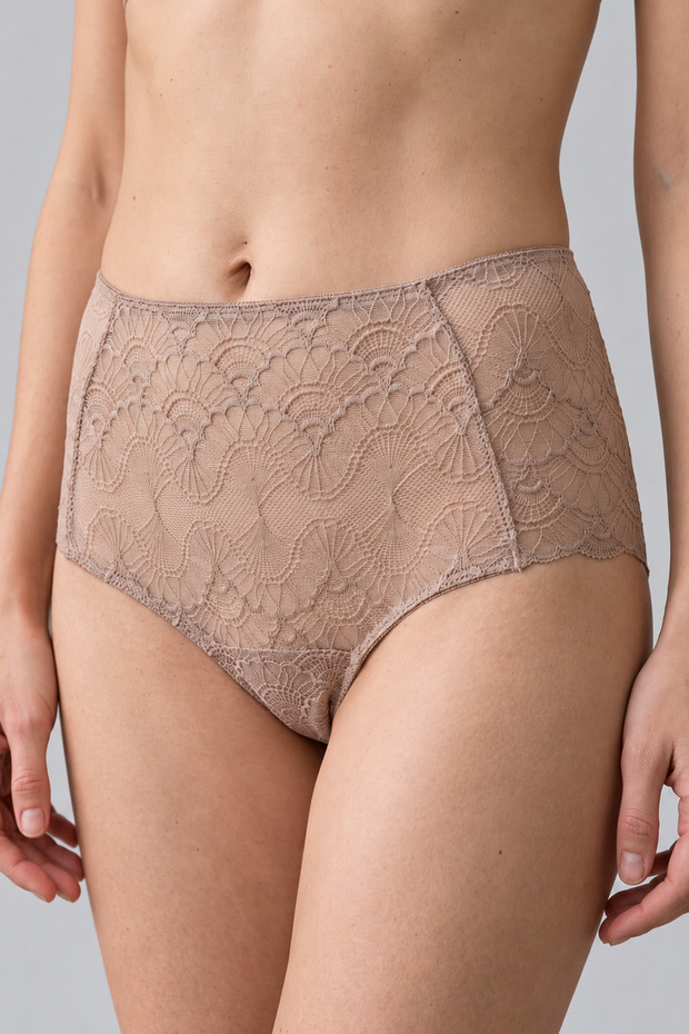 2656 Lace High-Waisted Thong