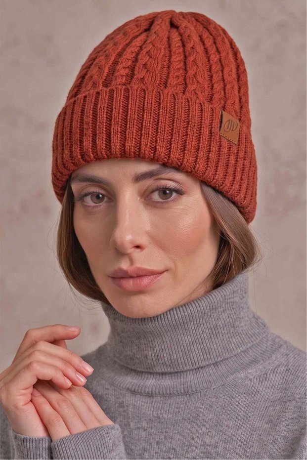 Unisex Alpaca Braided Curly Beanie