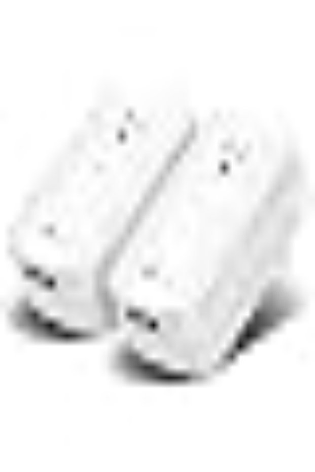 AV2000 Powerline Adapter - 2 Gigabit Ports, Ethernet Over Power, Plug&Play, Power Saving, 2x2 MIMO, Noise Filtering, Extra Socket for other Devices, Ideal for Gaming (TL-PA9020P KIT)