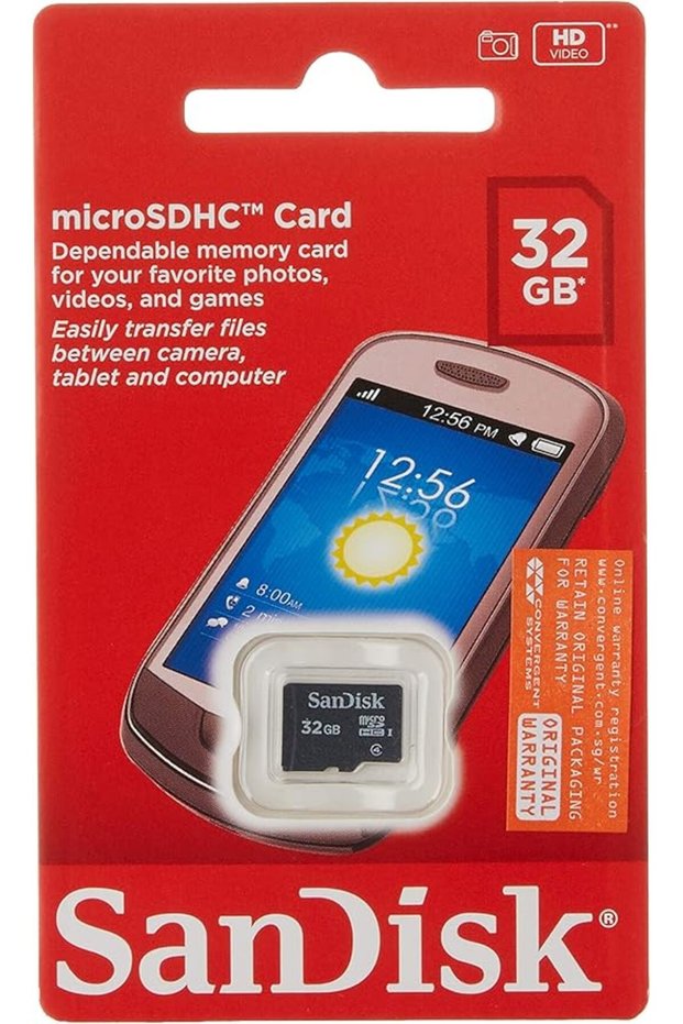 بطاقة ذاكرة SDSDQM-032G-B35 Micro SDHC سعة 32 جيجابايت بسرعة 4 ميجابايت/ثانية من الفئة 4