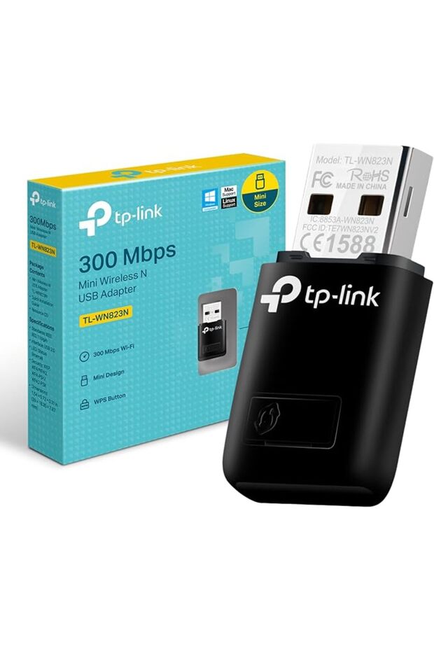 TL-WN823N 300Mbps Mini Wireless N USB Adapter - Black
