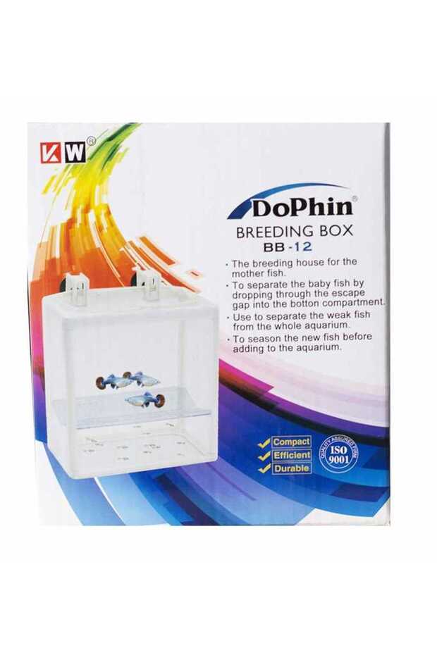 Dophin Breeding Box-Without Pump 12.5X8X14.5Cm[Dimension - 12.5X8X14.5Cm]