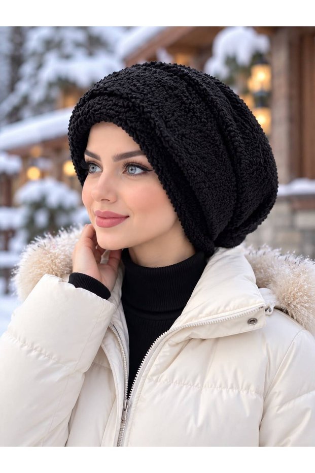 With Scarf Modest Hat