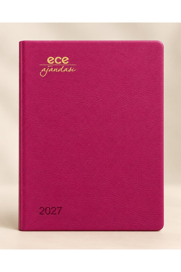 Agenda alacati 2027 110 gr ivory paper thermo leather cover 18.5x23.5