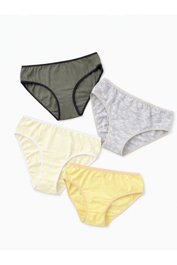 Women's Bato 4-Pack Panties - 04 - Assorted Colors