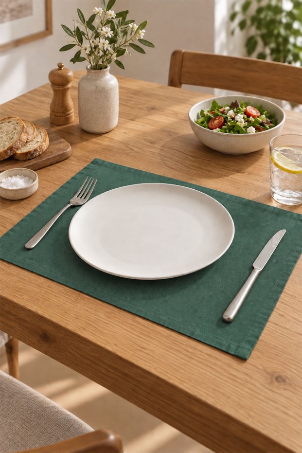 Sun Plain Stain Resistant Hassle-Free 4-Piece Placemat (35 x 45 cm)