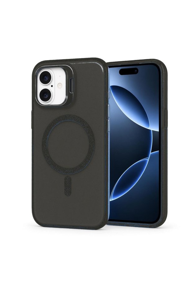 SparkMag Luxe Black Case Compatible with the Apple iPhone 16