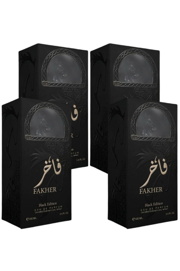 4 قطع Black Edition عطر 100ML