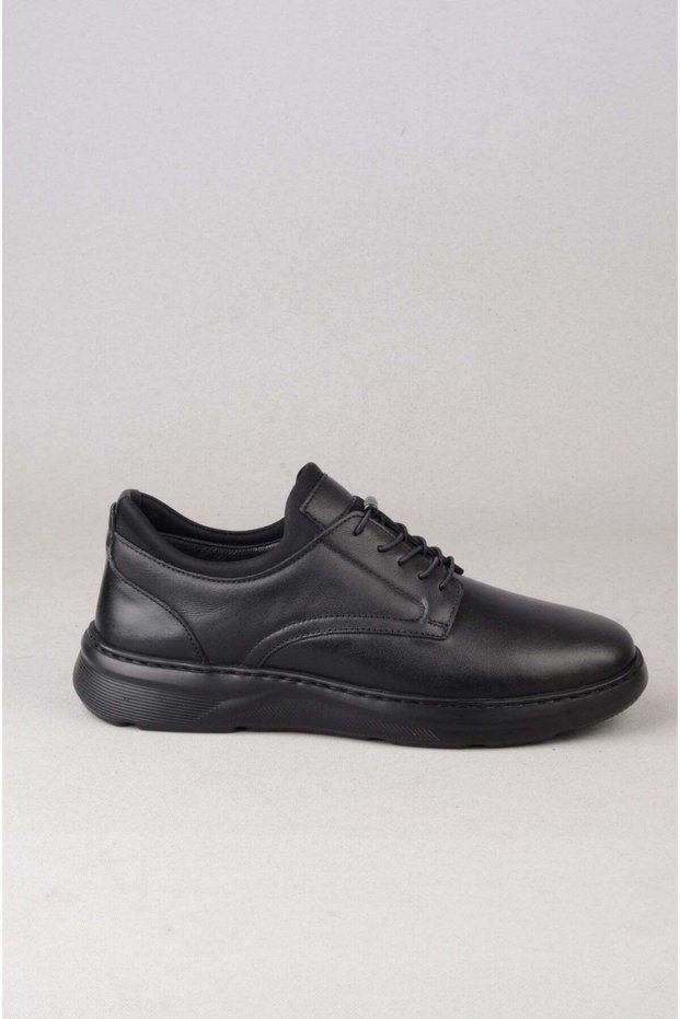 Kmc 6K4091 Dr Jells Comfort Genuine Leather Men's Shoes, Black.