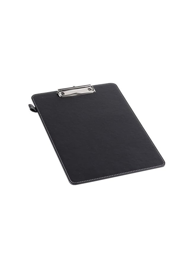 Rainbow Clip Board (Vegan), A4, 100-Sheet Capacity, No Cover, 23x33 cm. BLACK