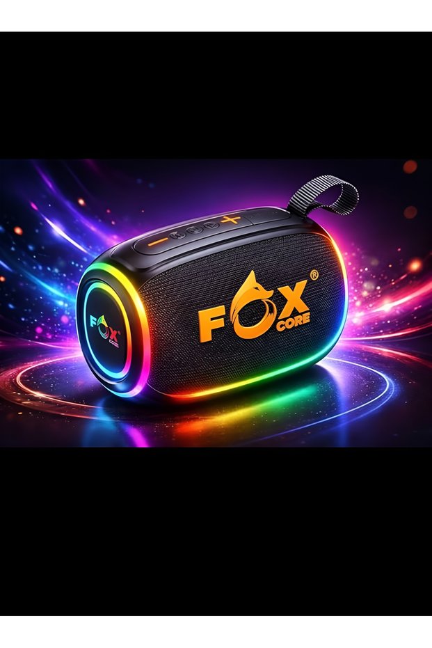 Foxcore Fc-309 Wireless Bluetooth Speaker with Colorful Led Light