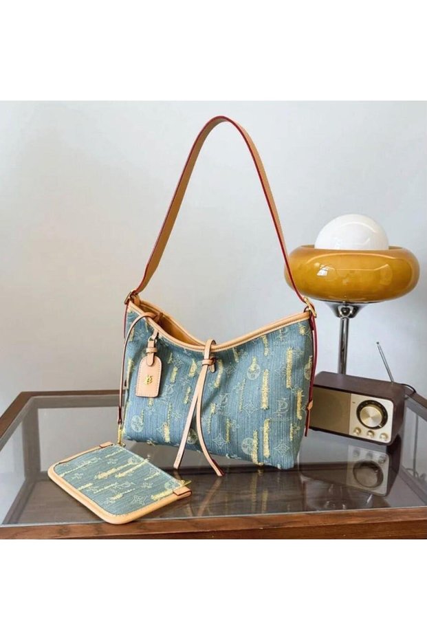 Women's Denim Blue Shoulder Bag