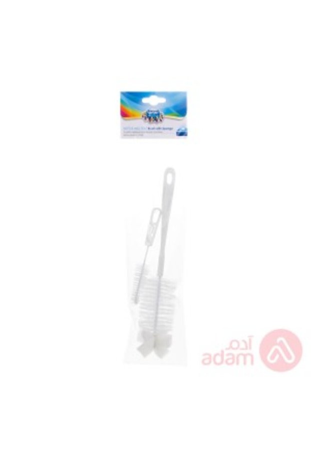 Bottle And Teat Brush With Sponge (7 402)