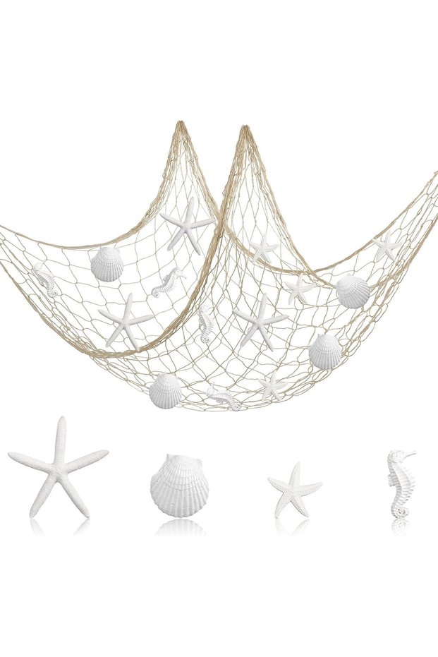 Nautical Fish Net Decor
