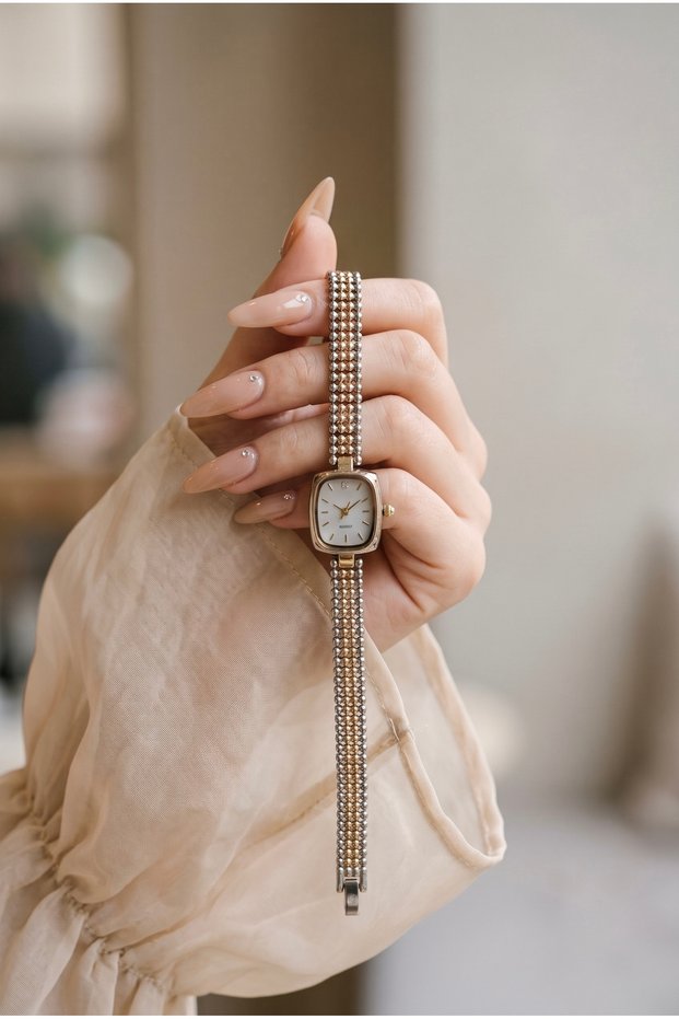 Women's Steel Watch, Gold & Silver Mix Color, Vintage Watch, Old Money Luxury, Elegant and Stylish Women's Wristwatch, Limited Edition 2026.