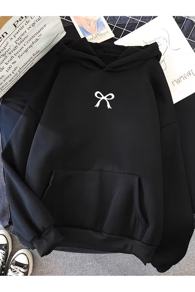 Unisex Printed Hooded Sweatshirt | Oversized , Cotton, Daily Comfortable