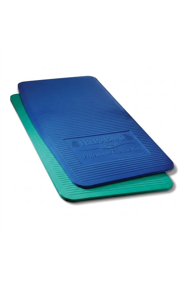 Exercise Mat 190 x 60 x 2.5 cm, Non-Slip Workout and Floor Exercise Mat for Fitness, Stretching, Yoga and Home Workouts, Blue and Green