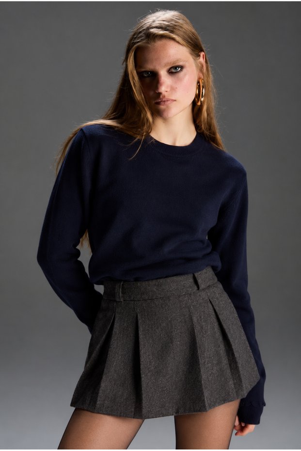 PRINTED KNITWEAR SWEATER