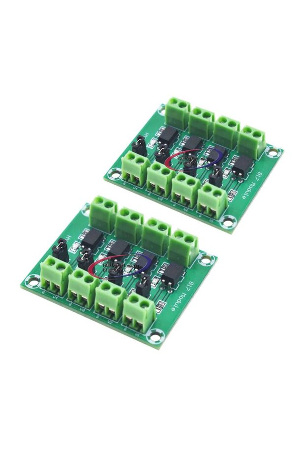 2PCS PC817 Optocoupler Isolation Board Voltage Converter Adapter Module (CH4)