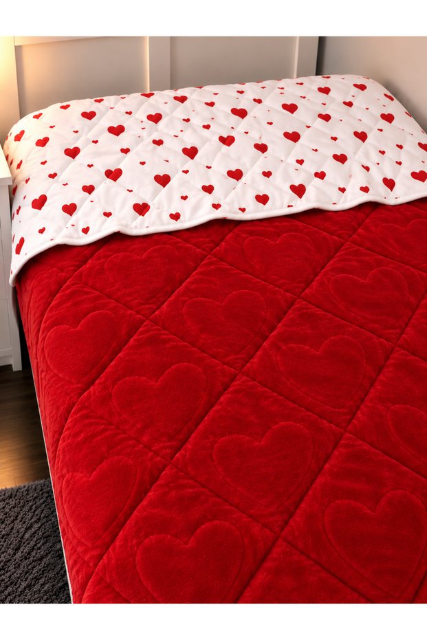 Single 4-Piece Patterned Double-Sided Welsoft Set & 155X215Cm