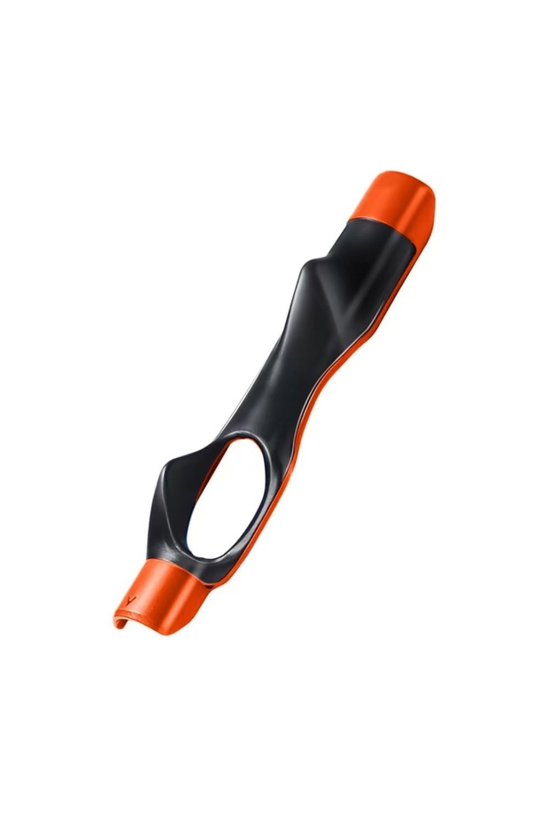 Orange Golf Club Grip Trainer, Golf Training Aid for Posture Correction, Alignment Practice, Golf Gr