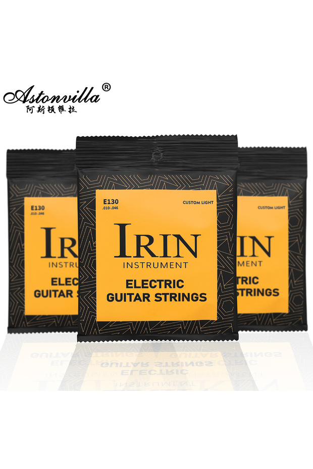 3 set IRIN E130 Electric Guitar String Silver 6Pcs Electric Guitar Strings Plated Nickel Steel Ultra