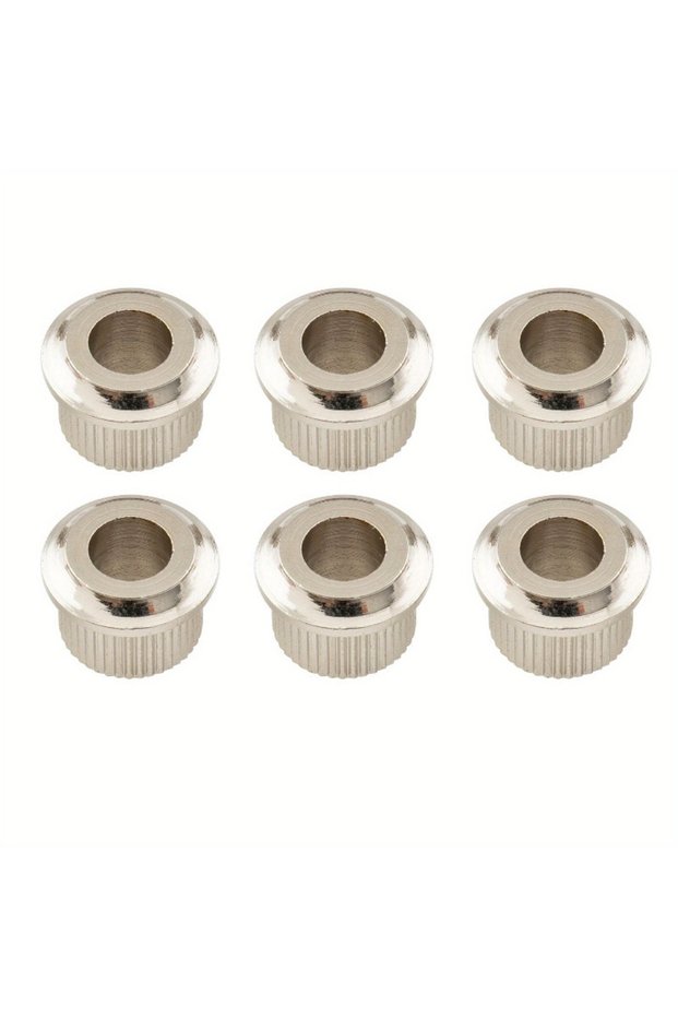 Silvery 6Pcs/1set Musiclily Pro Steel Vintage/Modern 6mm To 10mm Guitar Tuner Conversion Bushings Tu