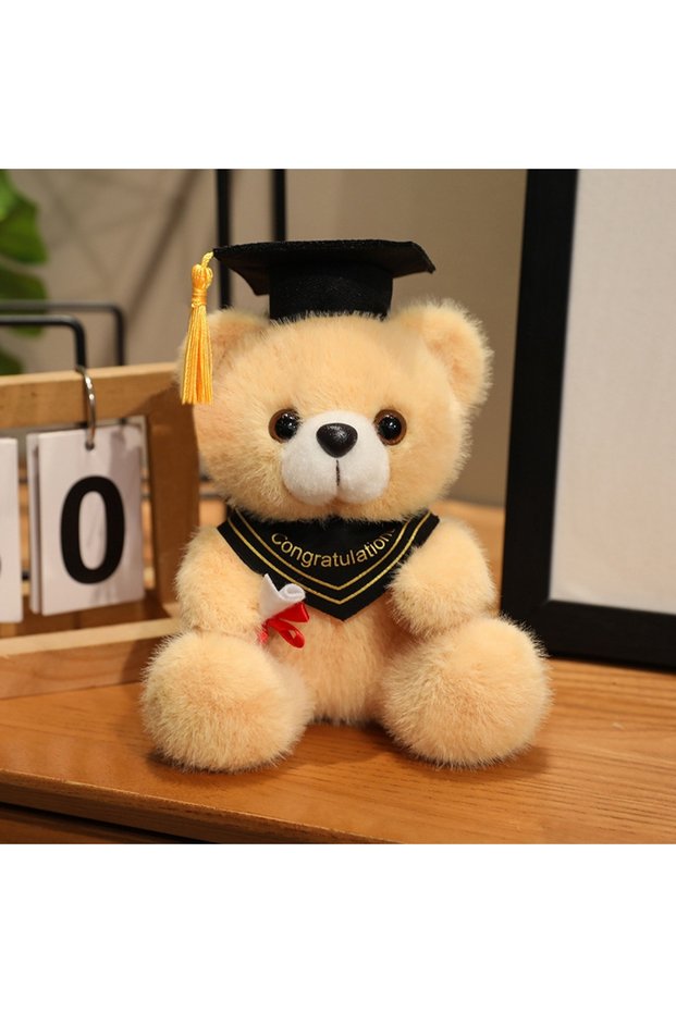 18cm 11 18cm Cute Doctor Cap Bear Doll Clothes Bear Stuffed Animals Plush Toys Boys Girls Students G