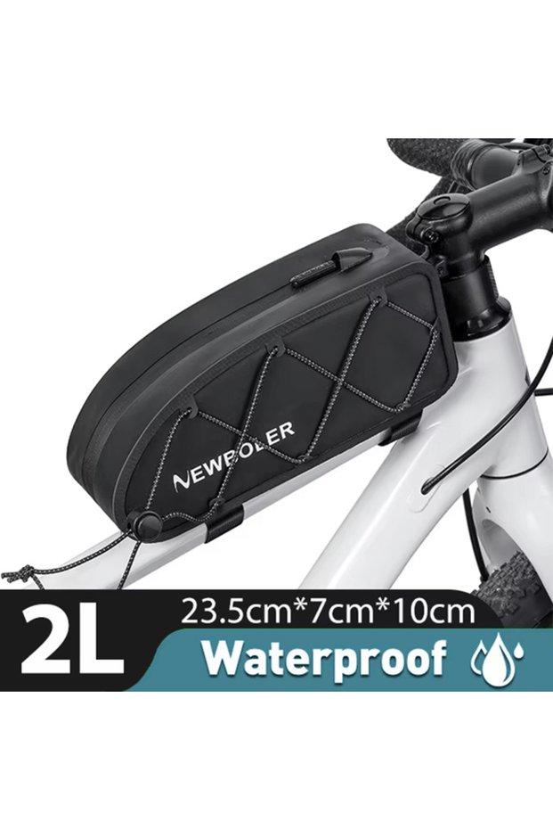 BAG090 NEWBOLER Bicycle Bag Waterproof Reflective Front Top Frame Tube Bag Cycling Bag Large Capacit