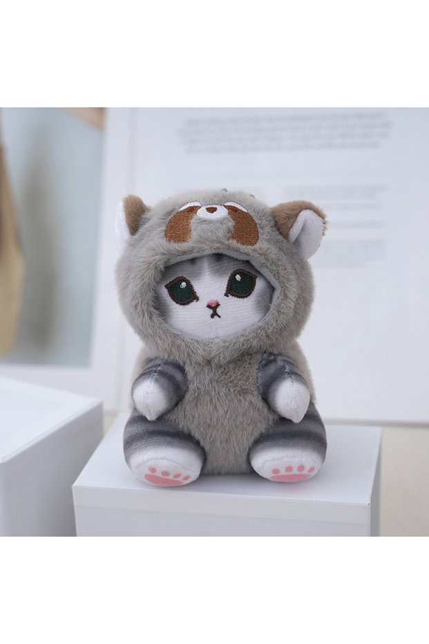 about 12cm Huan Panda 12cm Anime Mofusand Plush Keychain Pendant Bag Pendant Cartoon Cute Little Rac