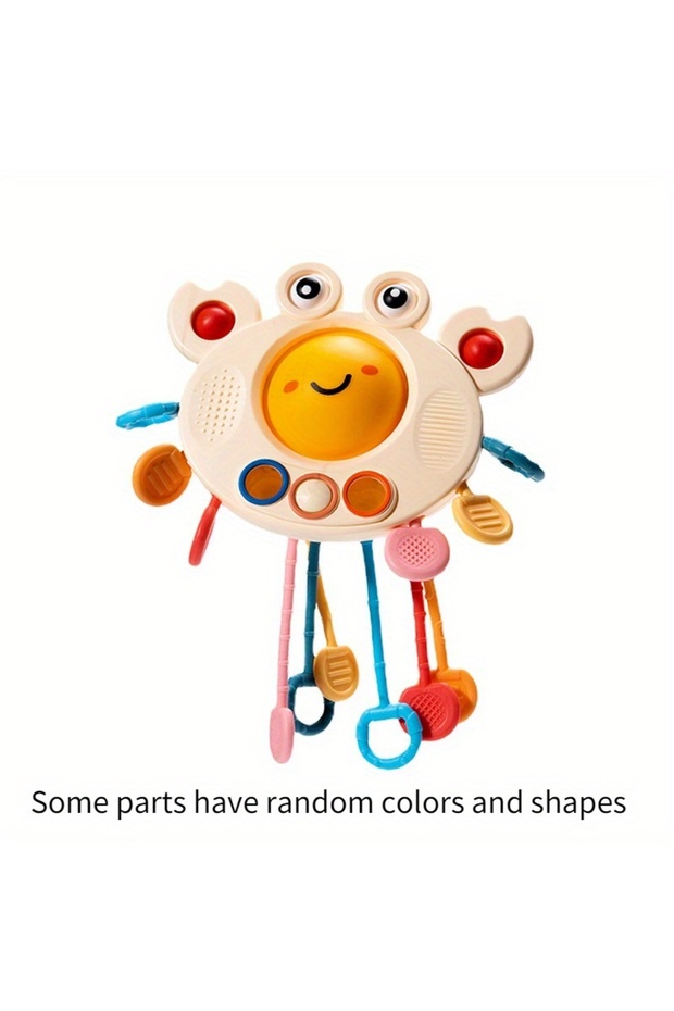 crab Crab Toy Kids Montessori Sensory Development Educational Toys Pull String Finger Grasp Training