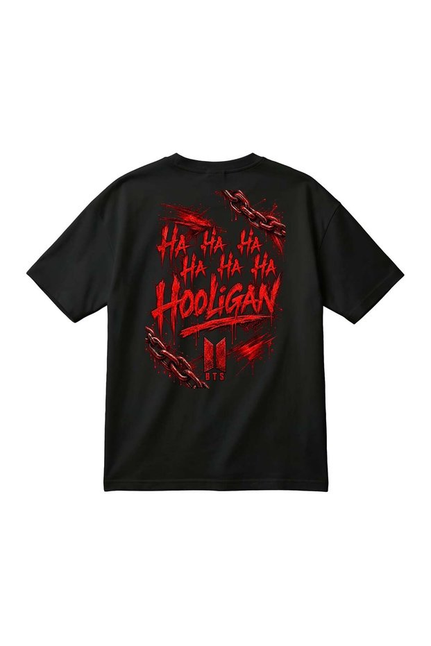 Bts Printed Unisex Oversized T-Shirt