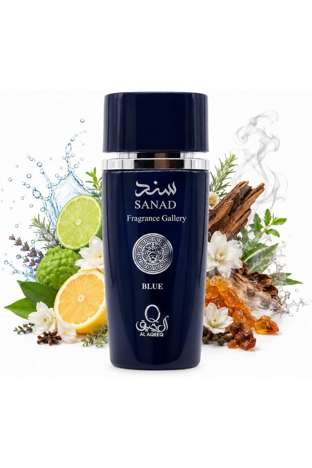 Long Lasting Al Aqeeq Sanad Blue Eau de Parfum for Men 100ml