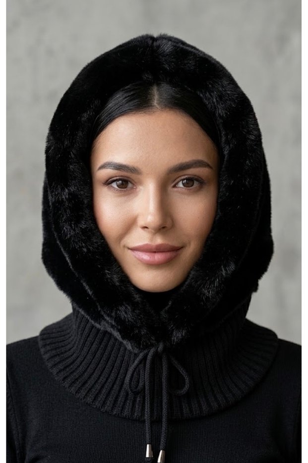 Fur-Trimmed Hat.