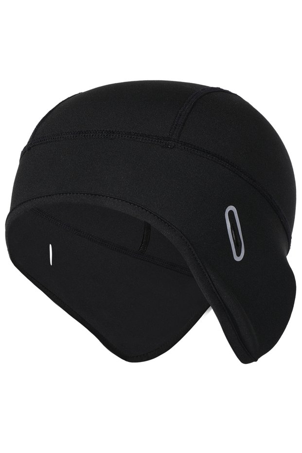 Black Winter Cycling Cap Windproof Thermal Ski Snowboard Caps Running Hiking Riding Bicycle Biker He
