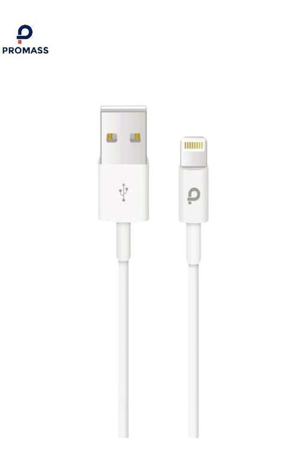 PM-0109 - كابل شحن آيفون بطول متر واحد، كابل USB-A إلى Lightning، كابل شحن سريع.