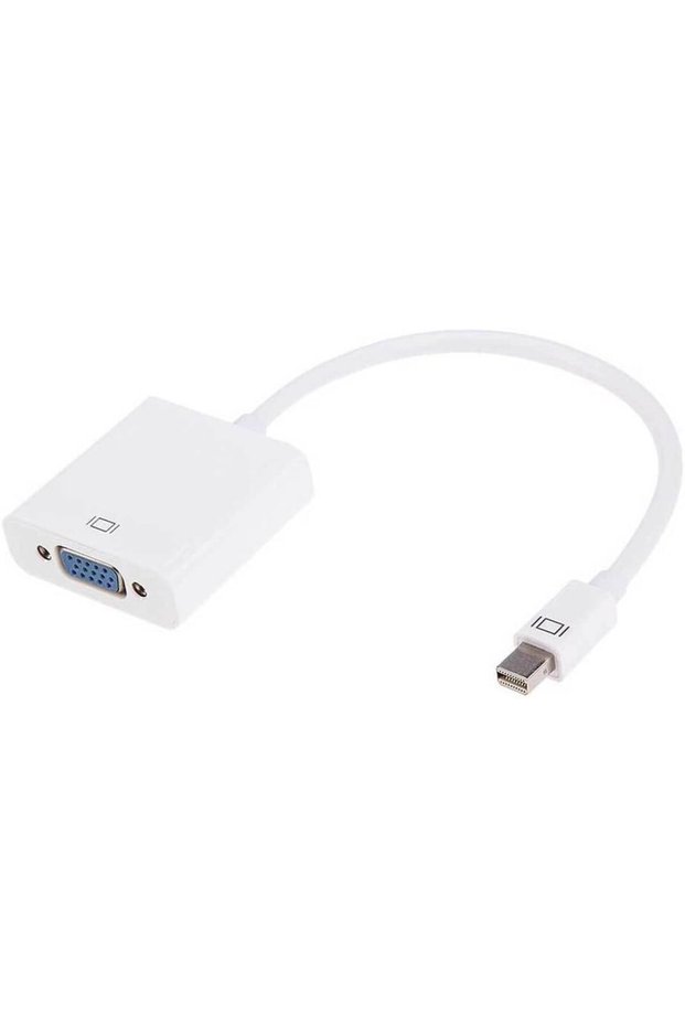 كابل بديل لأجهزة الكمبيوتر التي تعمل بنظام iOS، محول من منفذ Mini DisplayPort DP إلى VGA، يدعم دقة 1080P، رقم الموديل MD12