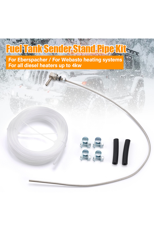 For Diesel Parking Heater Car Air Diesel Parking Heater Fuel 4 clamps Stand Pipe Fuel Tank Pick Up L