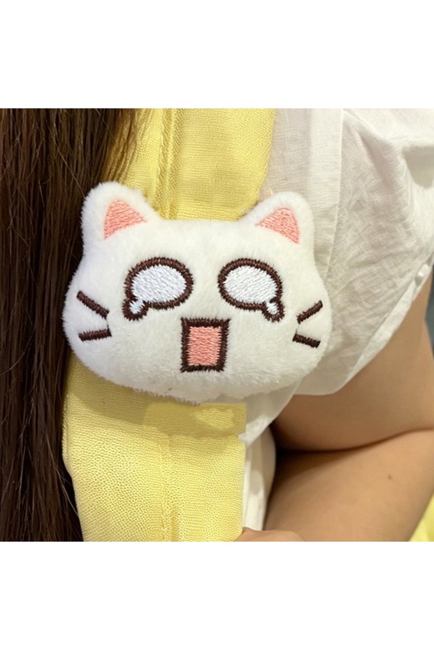 1pcs Kawaii Kitten Plush Bag Pendant Mini Cat Plush Doll Cartoon Plush Doll Bag Charms Soft Animal S