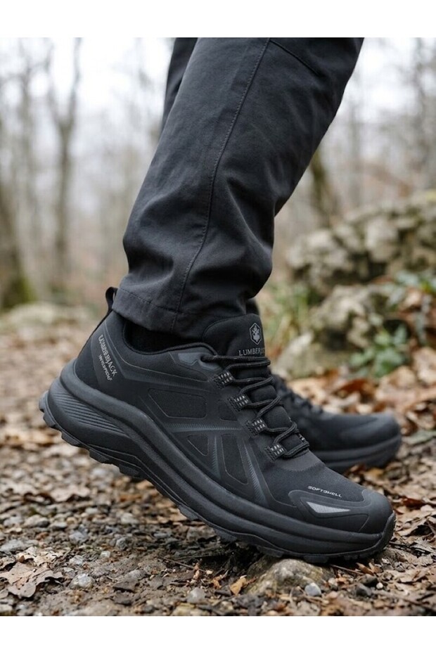 Winter Waterproof Comfortable Outdoor Shoes, Black