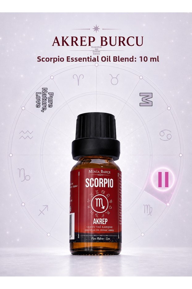 Scorpio Zodiac Sign Essential Oil Blend, 10 ml