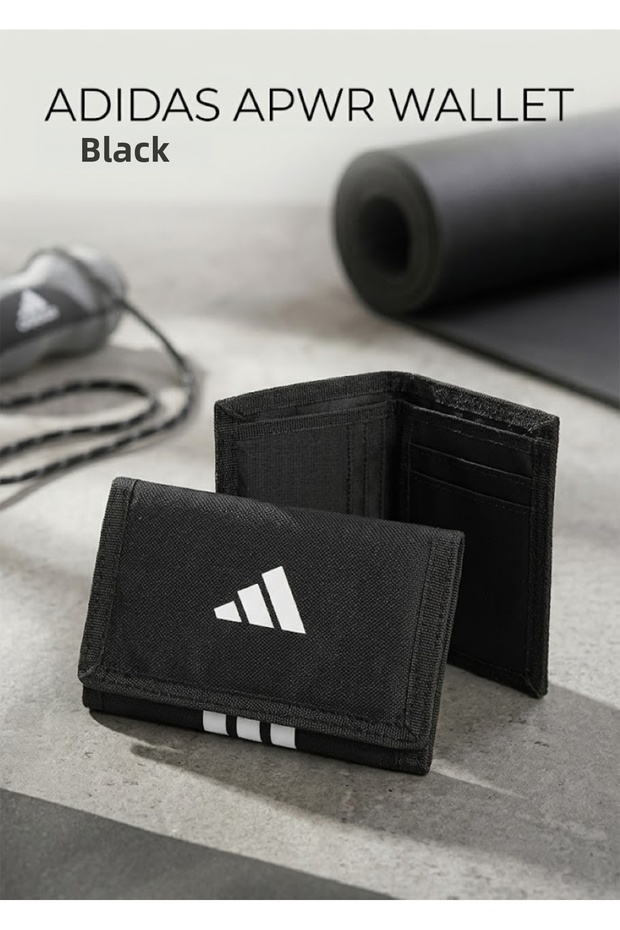 Apwr wallet unisex everyday black velcro sports wallet