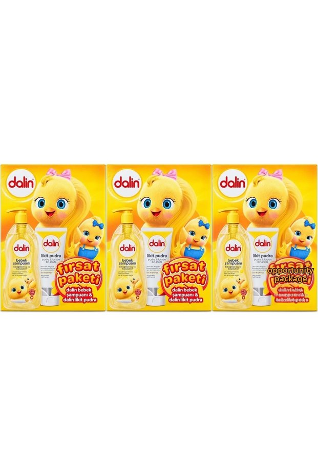Baby Shampoo 700 mL + Liquid Powder 100 mL Value Pack (3-Piece Set)